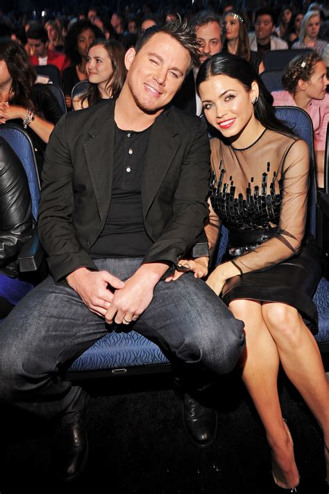 Channing Tatum and his wife, Jenna Dewan, got cute in the audience. | The MTV Movie Awards Fun ...