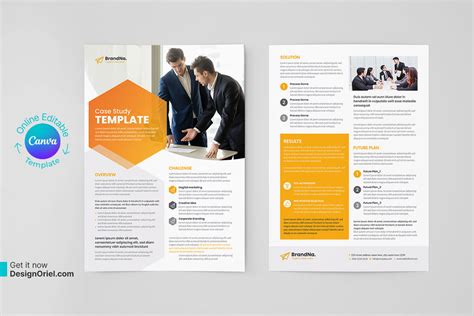 Case Study Booklet Design Canva Template