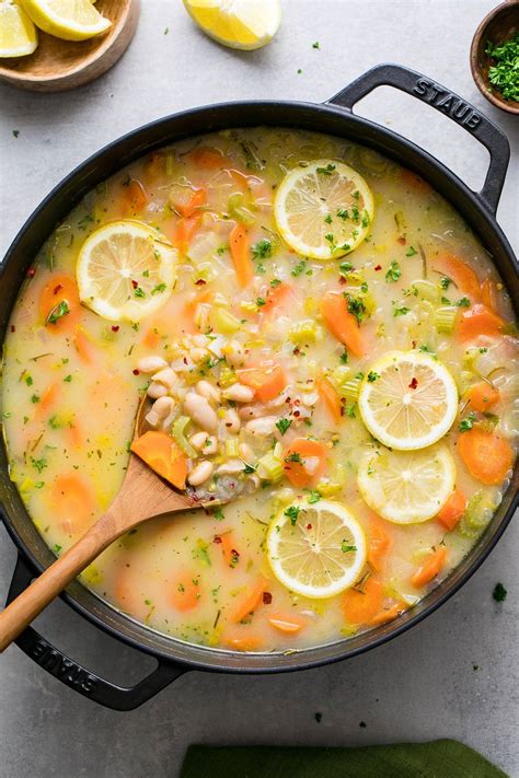 Lemon Rosemary White Bean Soup (Quick + Easy) - The Simple Veganista