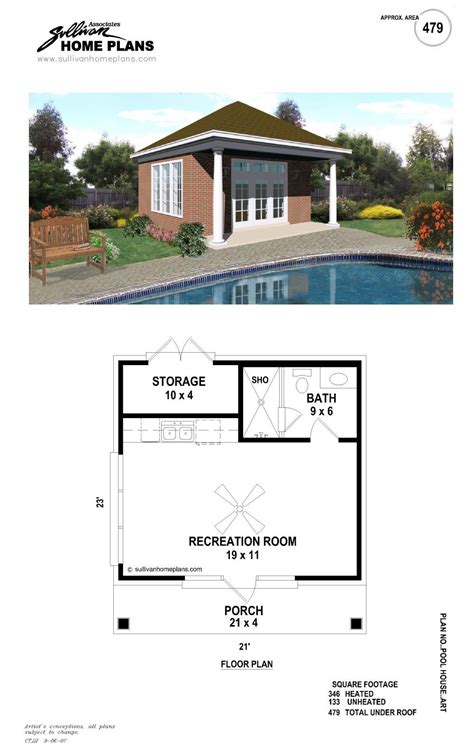 Popular Ideas Casita Pool House Plans