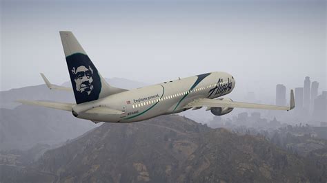 Alaska Airlines Boeing 737 Livery Pack - GTA5-Mods.com