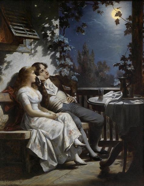 Carl Schweninger Jr (german painter) | Romantic paintings, Romance art, Romantic art