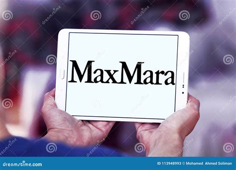 Max Mara Fashion Brand Logo Editorial Stock Photo - Image of mara ...