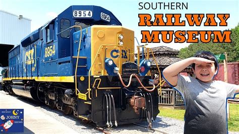 Southern Railway Train Museum With Steam Engines & Buses And Train Ride - YouTube