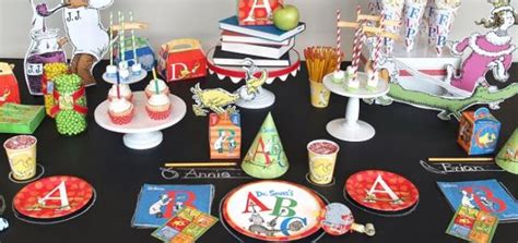 Dr Seuss ABC Birthday Party Theme