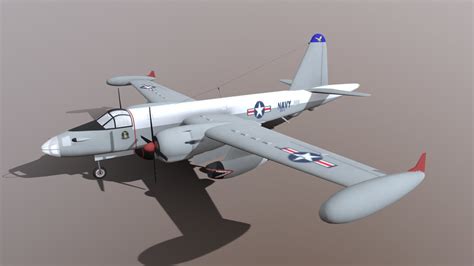 Lockheed P2V Neptune - Download Free 3D model by helijah [3ddd00b ...