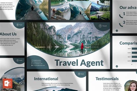 Travel Agency/Agent PowerPoint Presentation Template on Behance