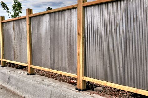 Steel Panel Fence | Corrugated metal fence, Metal fence panels, Metal fence