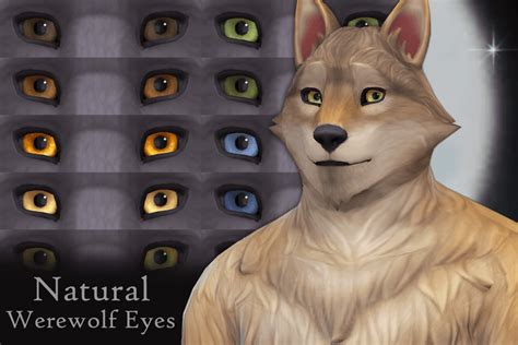 Natural Werewolf Eyes (Default Replacer) - The Sims 4 / Eyes / Eyelashes | The Sims 4