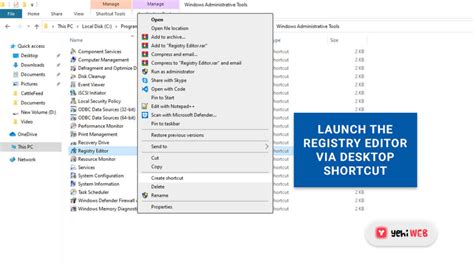 How To Access The Registry Editor In Windows 10 | Yehi Web