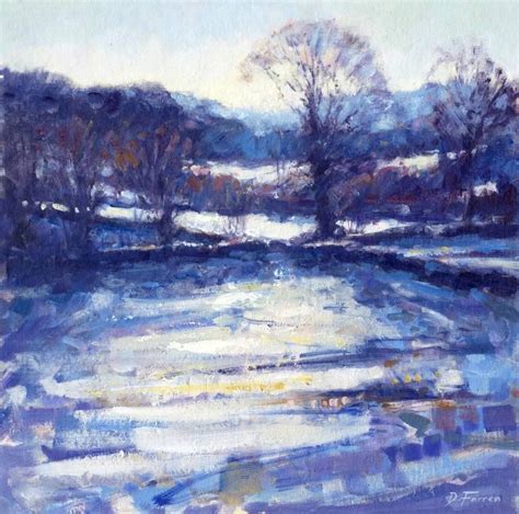 Saatchi Art Artist David Farren; Painting, “Snow Fields” #art ...