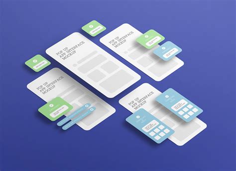 Free App Interface Multiple Screens Mockup PSD - Good Mockups