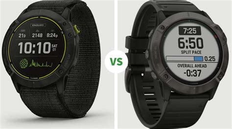 Garmin Enduro Vs Garmin Fenix 6 Pro Solar