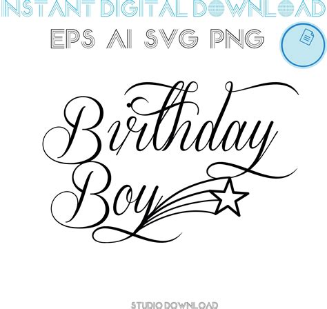 Cake topper svg png It's a Boy Circles svg birthday svg for cricut dxf ...