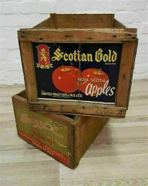 Vintage Fruit Crates (DELIVERY AVAILABLE) | in Glasgow City Centre, Glasgow | Gumtree