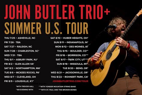 John Butler Trio Announces 2019 U.S. Summer Tour