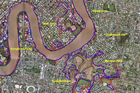 Brisbane Flooding Map