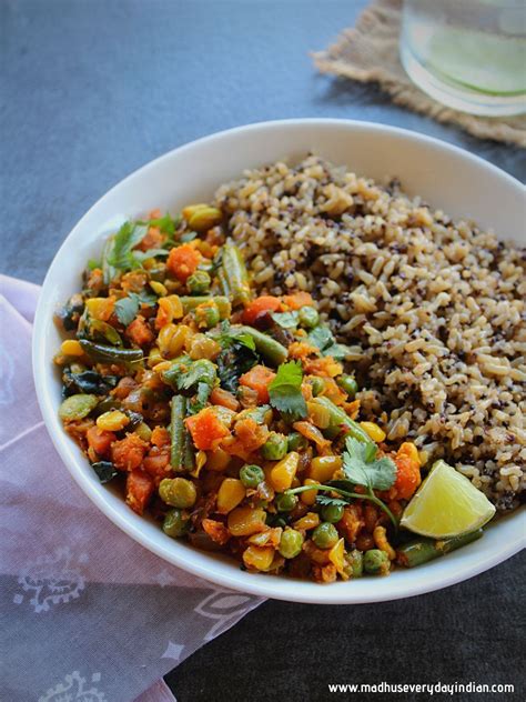 Frozen Mixed Veggies Stir Fry - Madhu's Everyday Indian