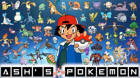 Ash All Pokemon List With Names And Images - Infoupdate.org