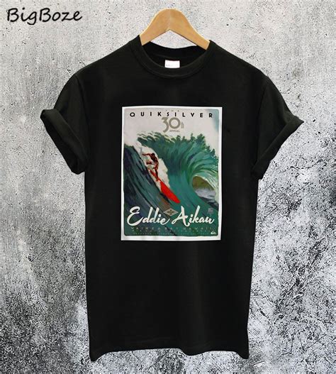 Eddie Aikau Poster Quiksilver T-Shirt