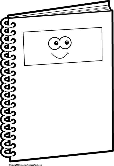 Note Book PNG Black And White Transparent Note Book Black And White.PNG Images. | PlusPNG
