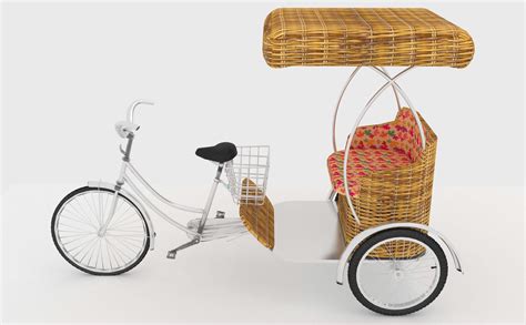 Bike Rickshaw 4 - 3D Model by Pictorer