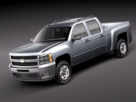 3d Model Chevrolet Silverado Pickup Truck