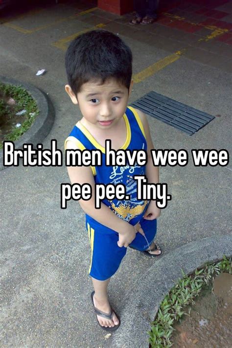 British men have wee wee pee pee. Tiny. - DaftSex HD