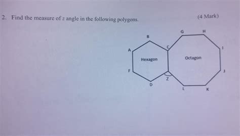 Solved 2. Find the measure of z angle in the following | Chegg.com