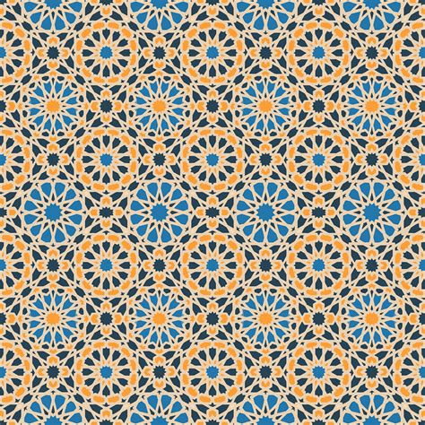 Orange and blue flower, Islamic geometric patterns Islamic architecture Islamic art Geometry ...