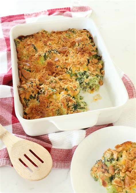 Broccoli Casserole with Ritz Crackers - Weekend Craft