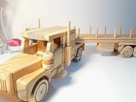 Wooden Toy Truck Toddler Toy Wooden Toy Montessori Toy | Etsy