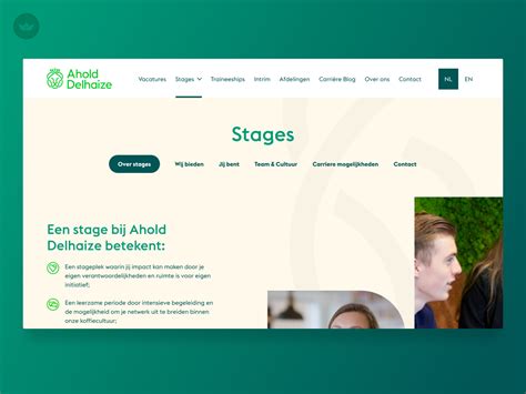 Ahold Delhaize - Internship redesign by Troef on Dribbble