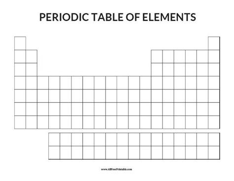 Free Printable Blank Periodic Table. Free Printable Blank Periodic Table, a very useful ...