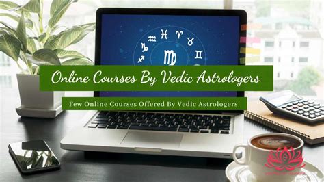 Few Online Courses Offered By Vedic Astrologers - Astro Anuradha