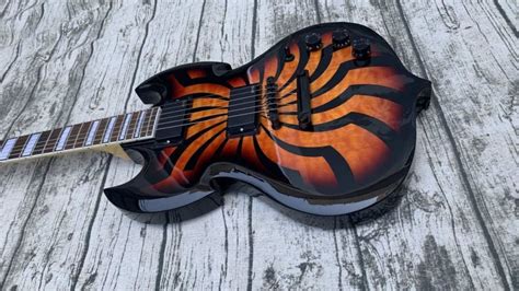 Custom Grand SG Style Guitar Zakk Wylde Audio Electric Guitar in Black ...