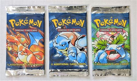 1x rare Pokemon Base Set Booster Pack TCG 4th print UK ENGLISH | Etsy