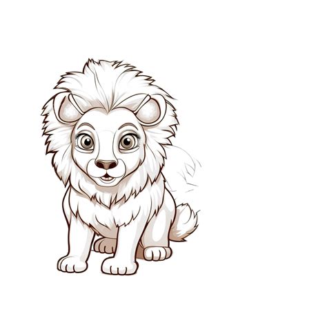 Copy The Picture Kids Game And Coloring Page With A Cute Lion, Tracing, Worksheet, Kids ...