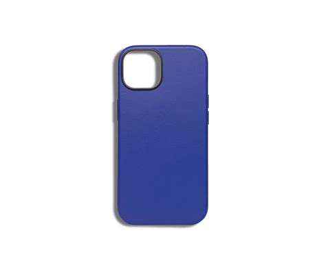 Custom Leather iPhone 14 Blue Case Bulk Wholesale | Supercase