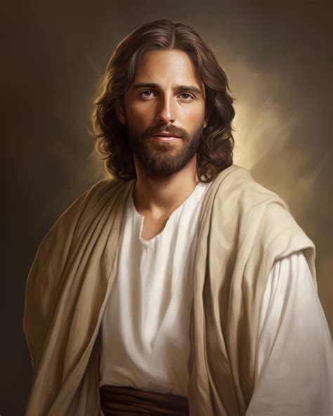 Premium Photo | Jesus christ the son of god is shown in this painting