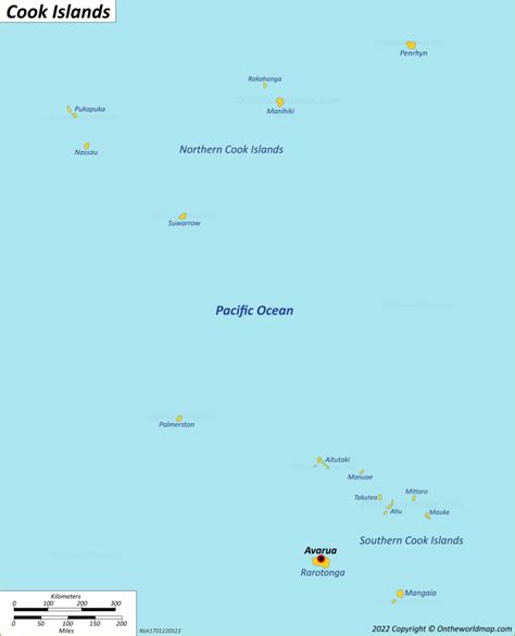 Cook Islands Maps | Detailed Maps of Cook Islands