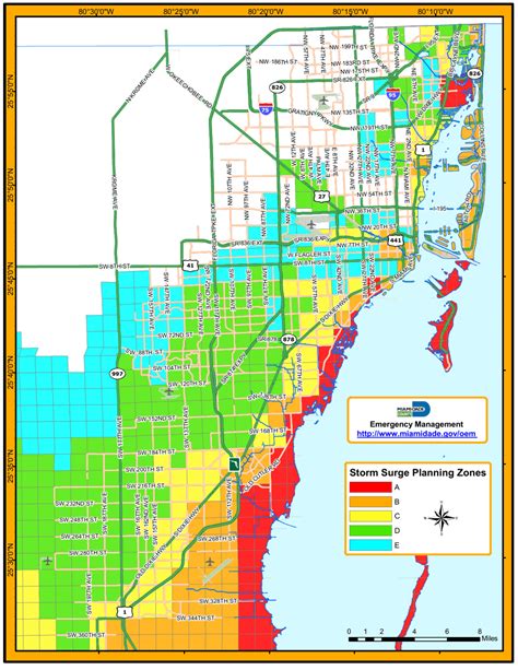 Florida Evacuation Zone Map - Fill Out, Sign Online and Download PDF ...