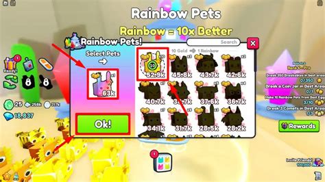 How to Make Rainbow Pets Pet Simulator 99 - Twinfinite