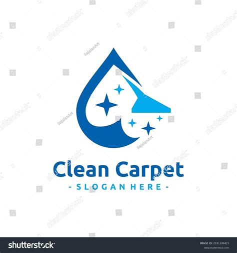 Clean Carpet Logo Vector Interiors Cleaning Stock Vector (Royalty Free ...