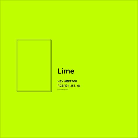 Lime Complementary or Opposite Color Name and Code (#BFFF00) - colorxs.com