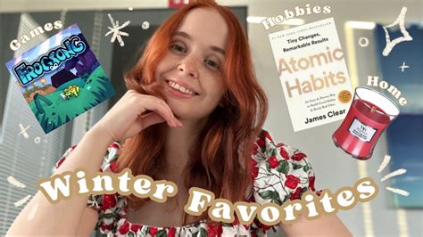 Cozy Winter Favorites ♡ Games, Hobbies, Home - YouTube