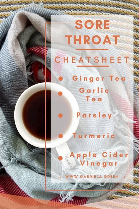 5 Surprising Teas for Sore Throat - Gabriela Green
