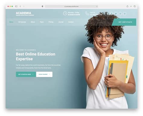 Academy Website Template