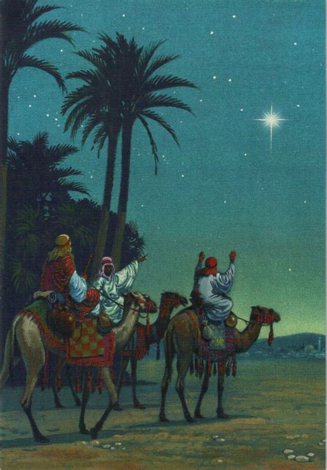 Three kings following the Star www.youravon.com/marycorso | Christmas art, Christmas scenes ...