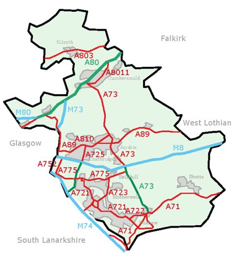 Map of Lanarkshire - Web Design Glasgow | SeyeneCo